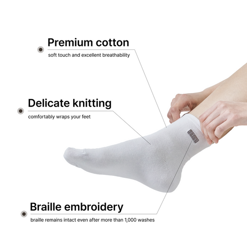 MATI Tactile Braille Socks